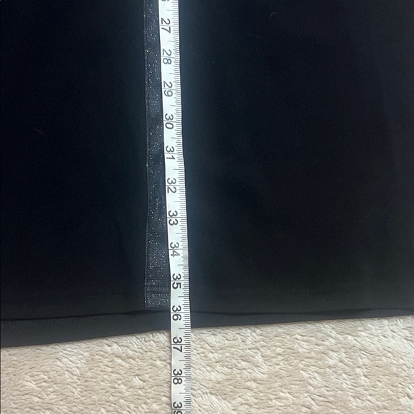 Elegant and Sexy Black Long Sleeve Dress Mesh and Glitter with Stretch sz 1X - Picture 7 of 11